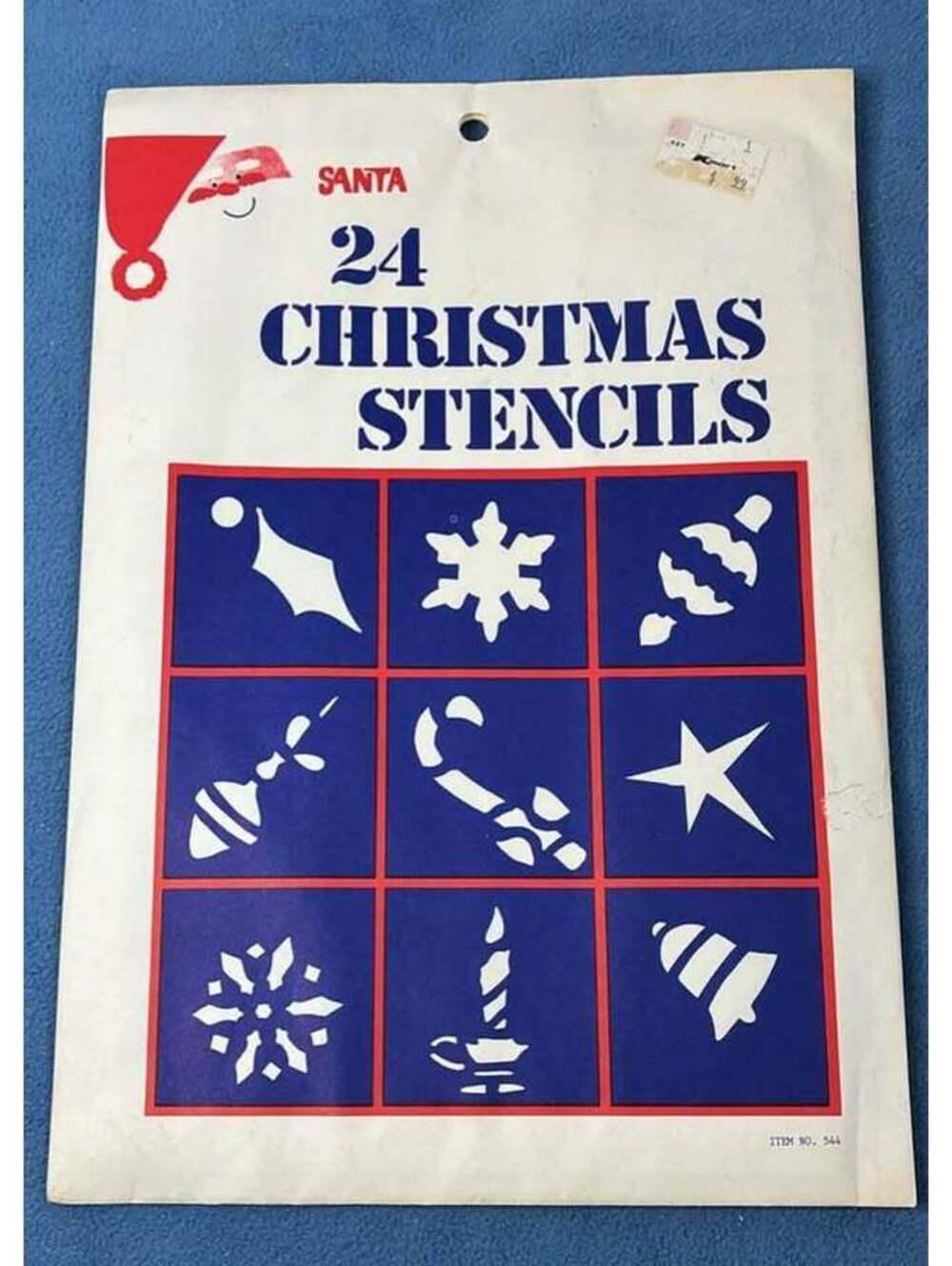 Chase Products 24 Christmas Stencils- Unopened